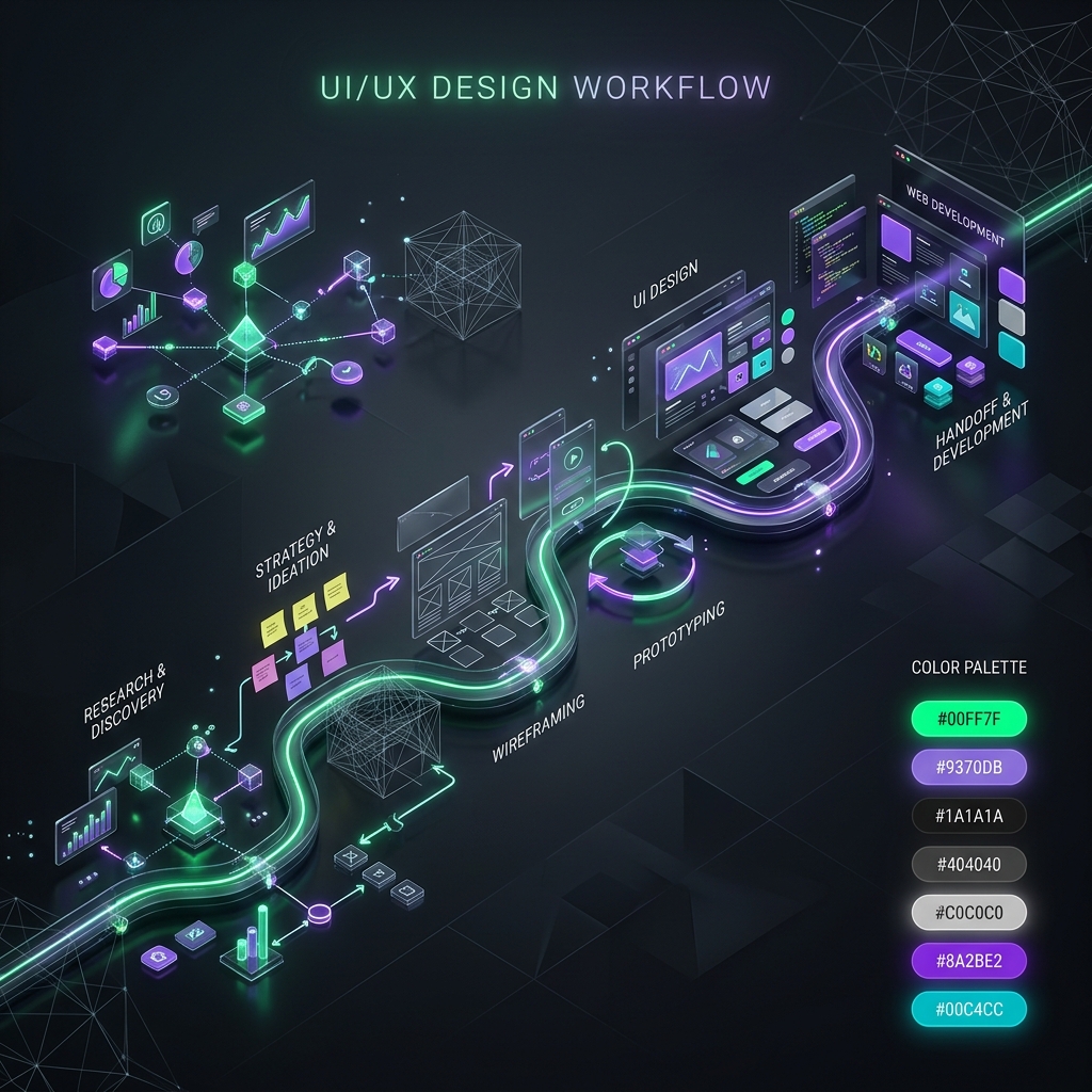 Web design illustration